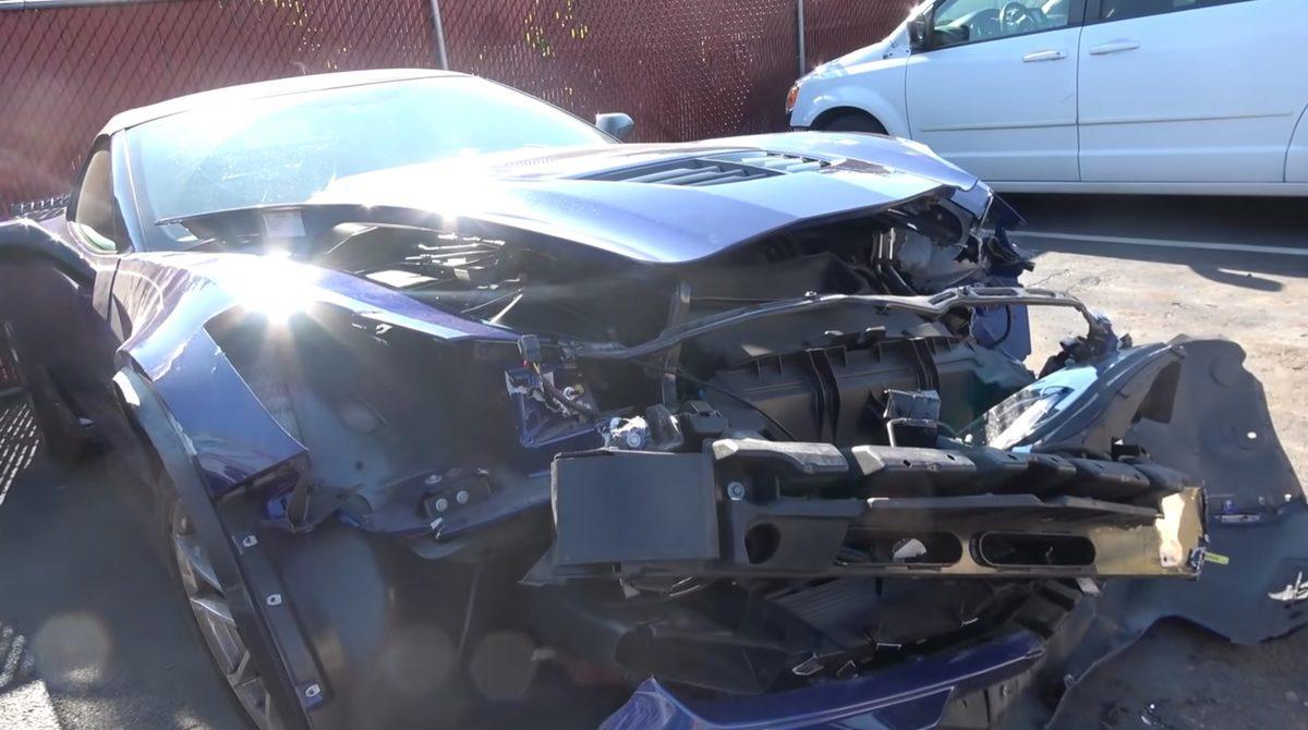 Bir YouTuber’ın C7 Corvette Z06’sı, Kiralandıktan 3 Dakika Sonra Pert Oldu