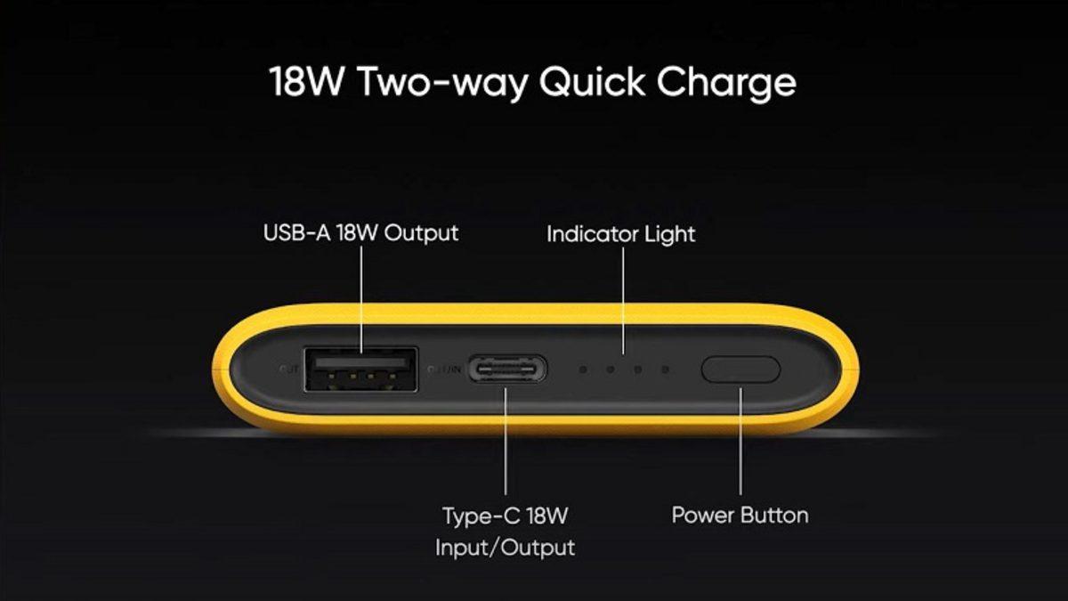 Realme Power Bank 2, Çift Yönlü Hızlı Şarj Desteğiyle Tanıtıldı