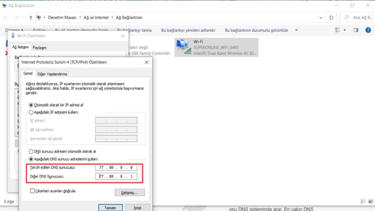 Yandex DNS Ayarları Nasıl Yapılır?