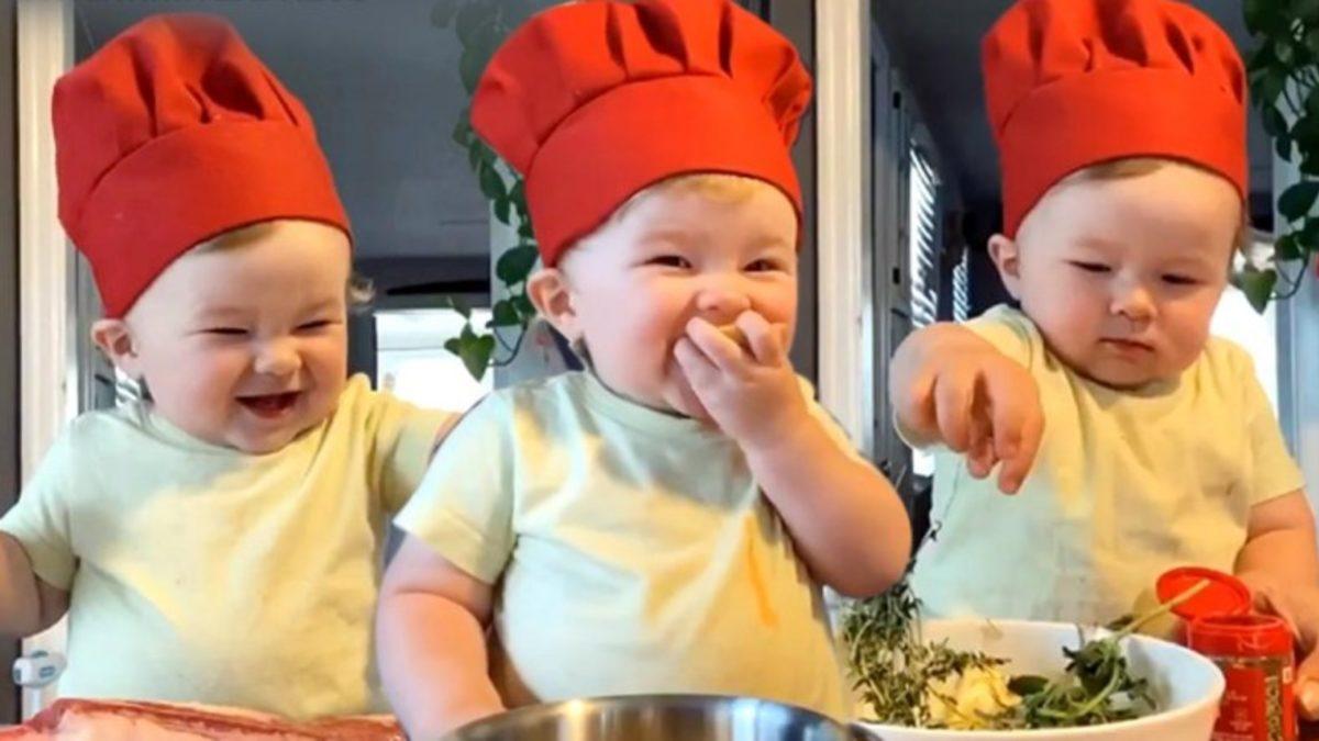 Instagram’da 1,5 Milyondan Fazla Takipçisi Olan 1 Yaşındaki Minik Şef Kobe