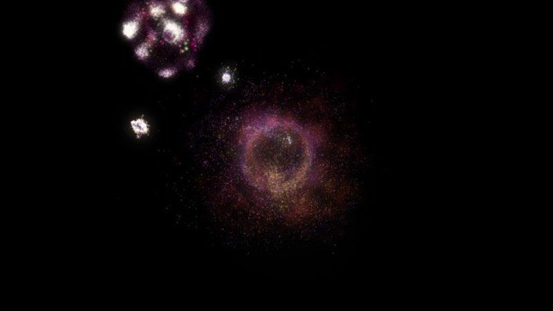 11 Milyar Işık Yılı Uzaklıktaki Halkalı Galaksinin Net Bir Görüntüsünü Yakaladı