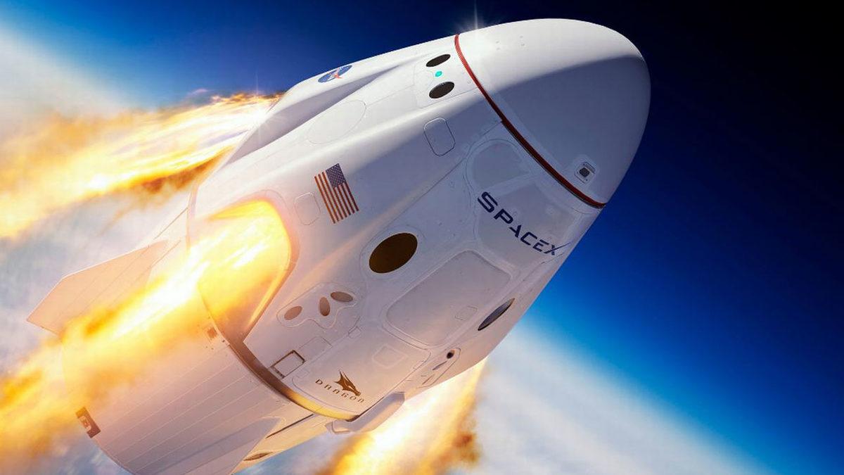 SpaceX, İki Astronotu Başarılı Bir Şekilde Uzaya Gönderdi