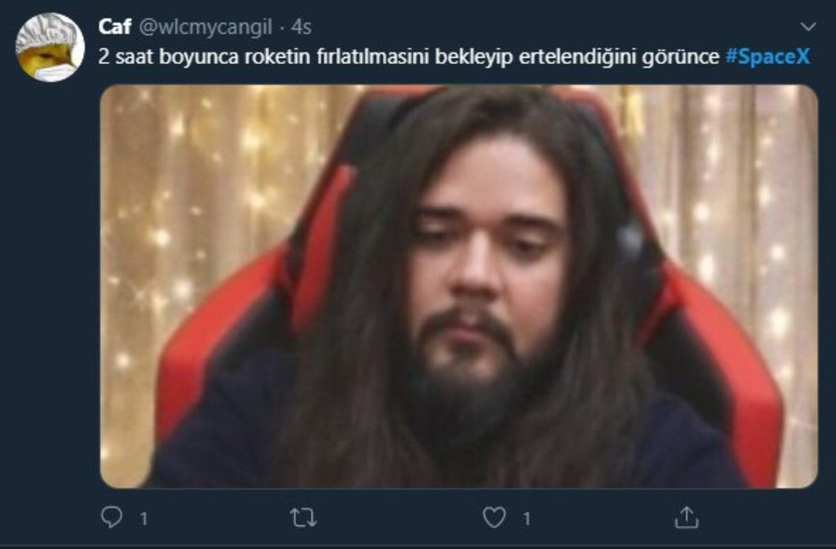 SpaceX’in Son Dakikada İptal Edilen Görevi İçin Sosyal Medyada Yapılan Komik Paylaşımlar