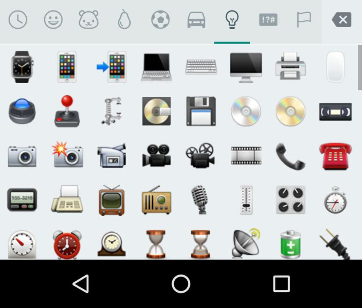 WhatsApp’a Yeni Emojilerle Birlikte Emoji Grupları Eklendi!