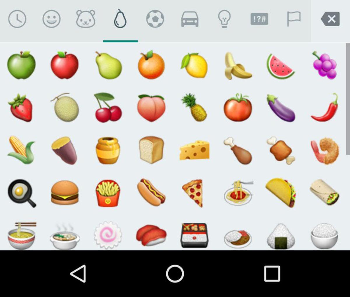 WhatsApp’a Yeni Emojilerle Birlikte Emoji Grupları Eklendi!