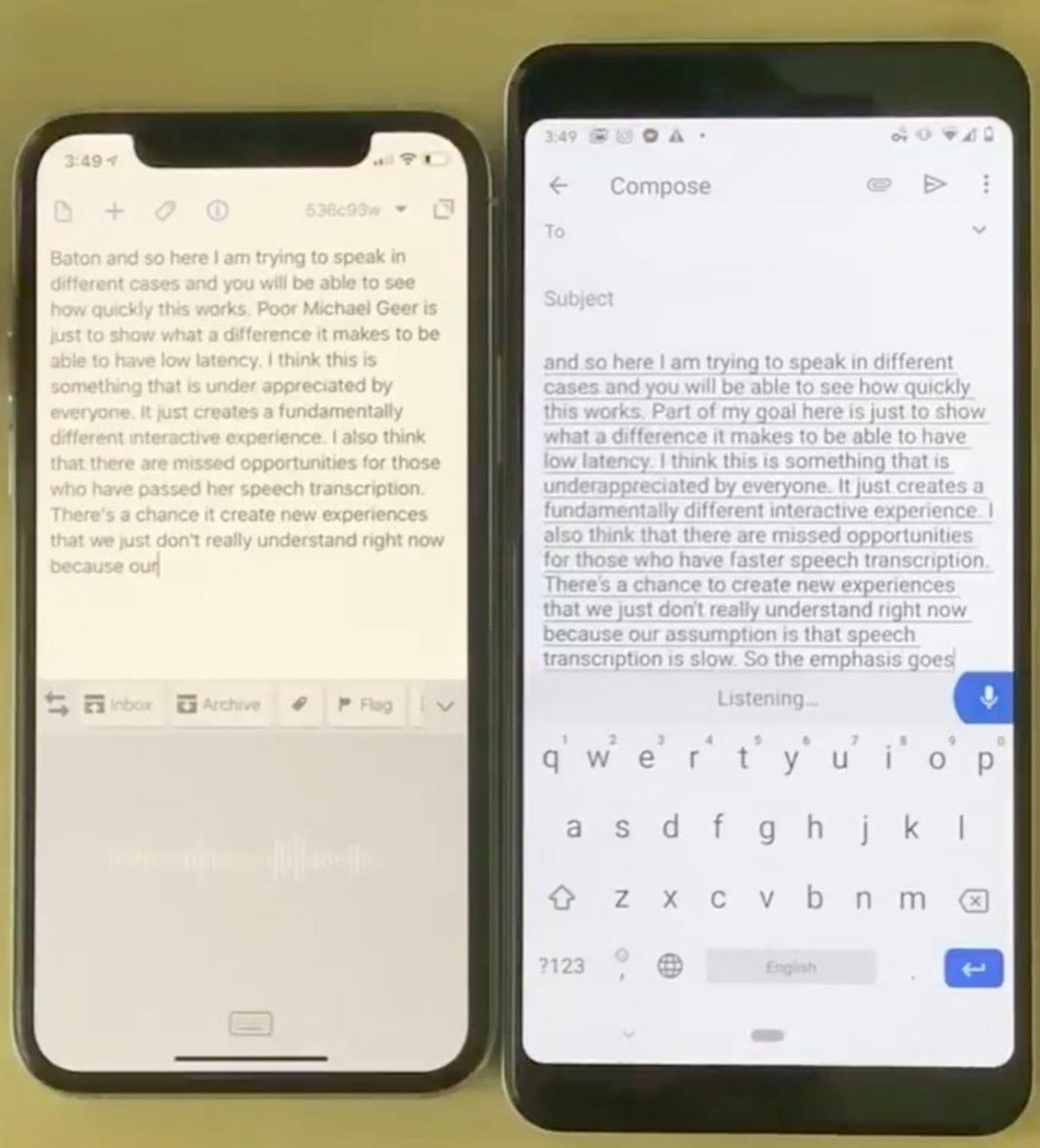 Google Pixel 3, Sesi Metne Dönüştürme Hızında iPhone 11’e Fark Attı (Video)
