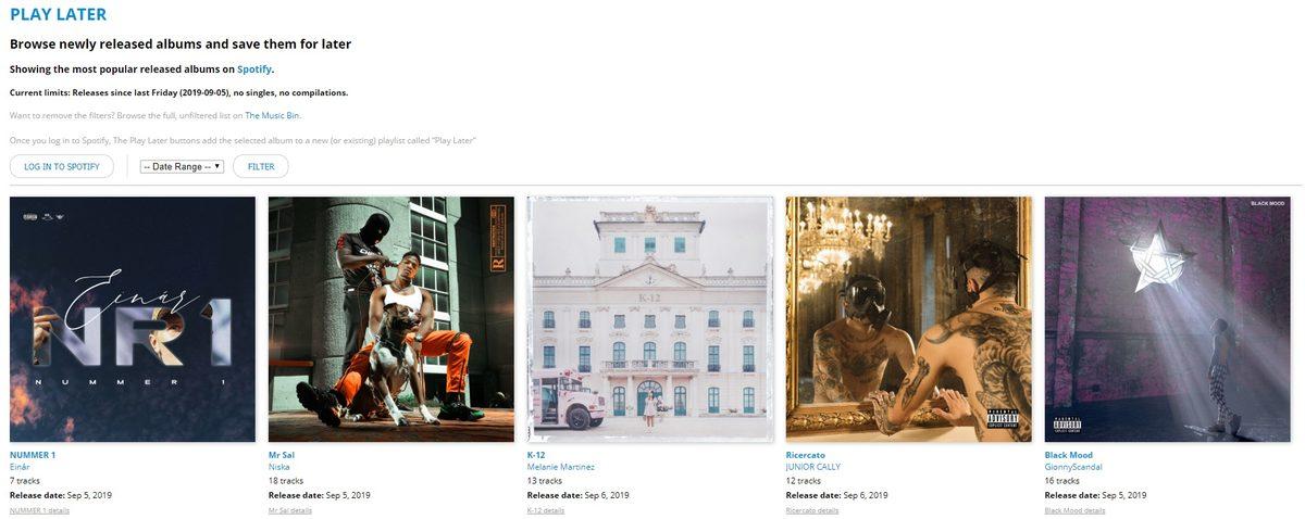 Spotify’da Çalma Listesi Oluşturabileceğiniz 5 İnternet Sitesi