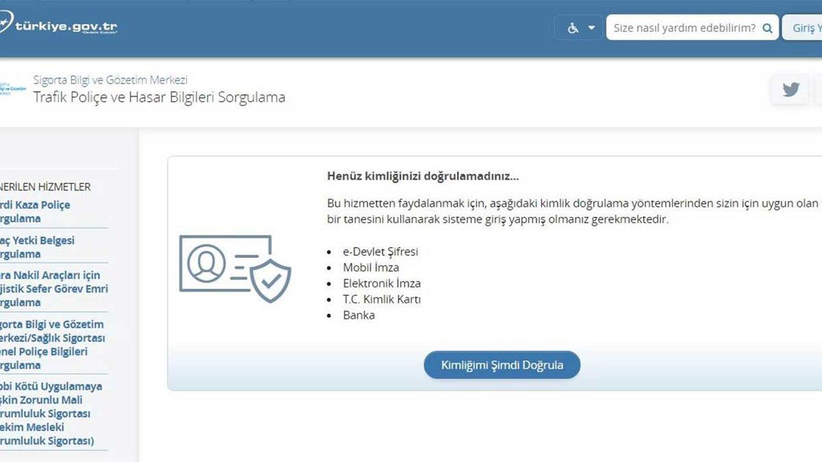 e-Devlet Üzerinden Tramer Sorgulama Nasıl Yapılır?