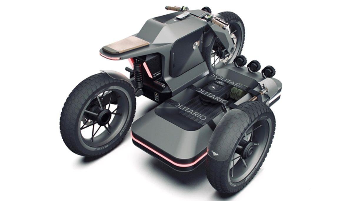 İspanyol Sanatçının BMW İçin Hazırladığı Fütüristik Motosiklet Konsept Tasarımı