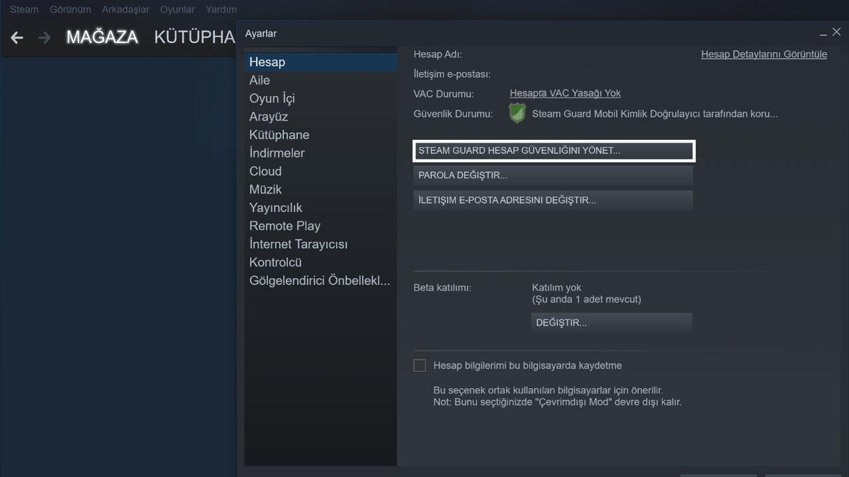 Steam’de Arkadaşlarınız ile Oyun Oynamak İçin ’Aile Paylaşımı’ Nasıl Yapılır?