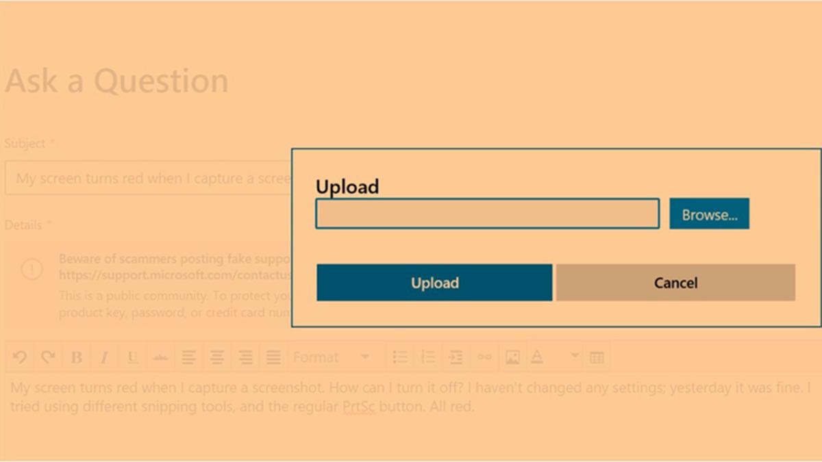 Windows 10’daki Garip ’Turuncu Ekran Görüntüsü Hatası’