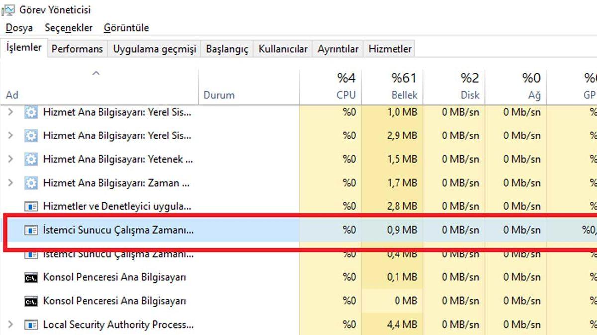 Görev Yöneticisi’ndeki csrss.exe Dosyası Nedir, Ne İşe Yarar?