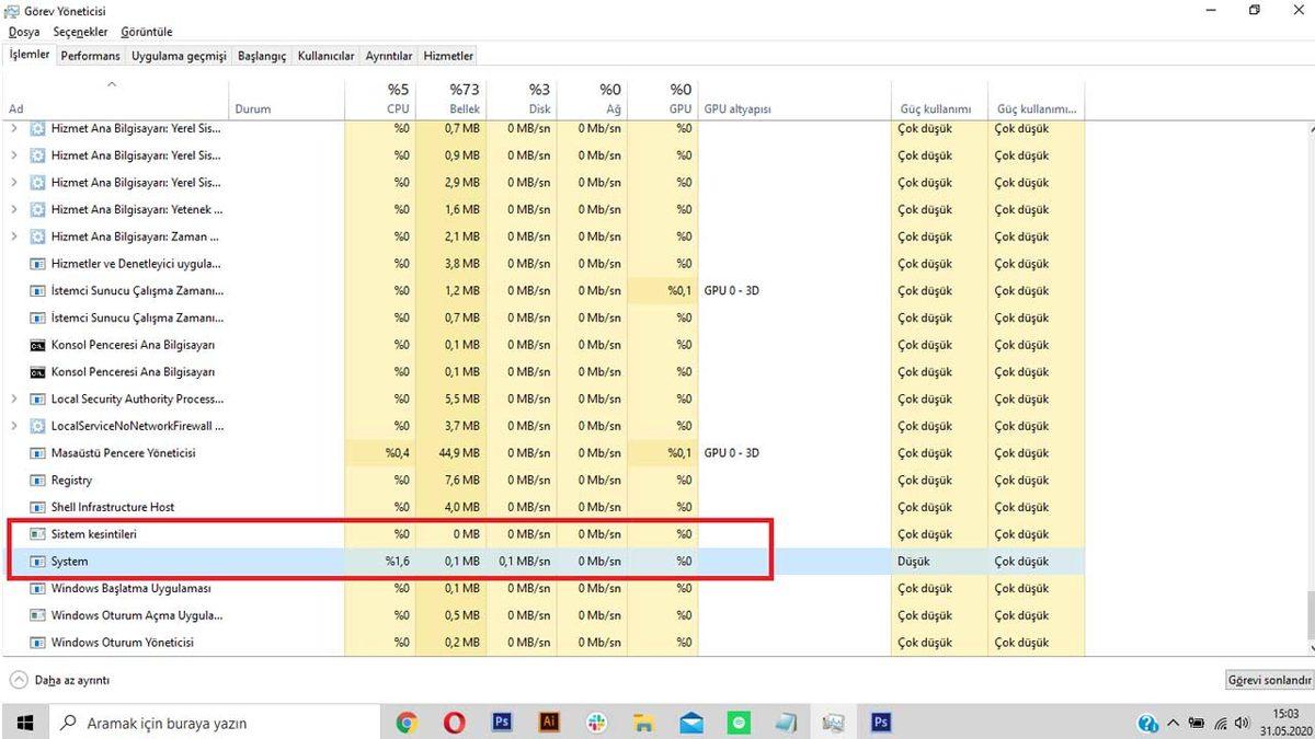 Görev Yöneticisi’ndeki csrss.exe Dosyası Nedir, Ne İşe Yarar?