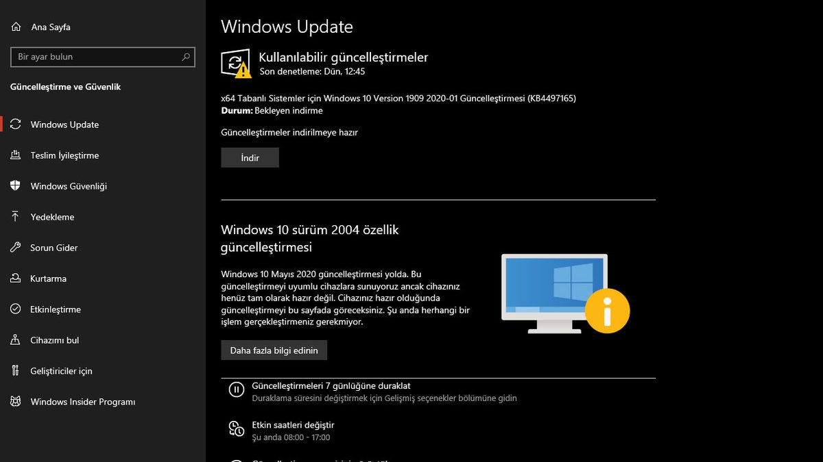 Microsoft, Bazı Kullanıcılara 2004 Güncellemesi İçin ‘Cihazınız Henüz Hazır Değil’ Uyarısı Gösteriyor