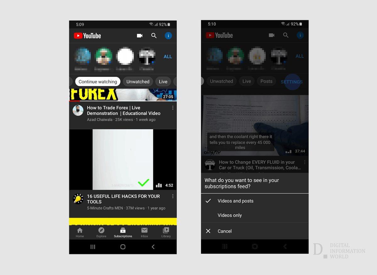 YouTube’un Filtre Özelliği Android’e Geliyor