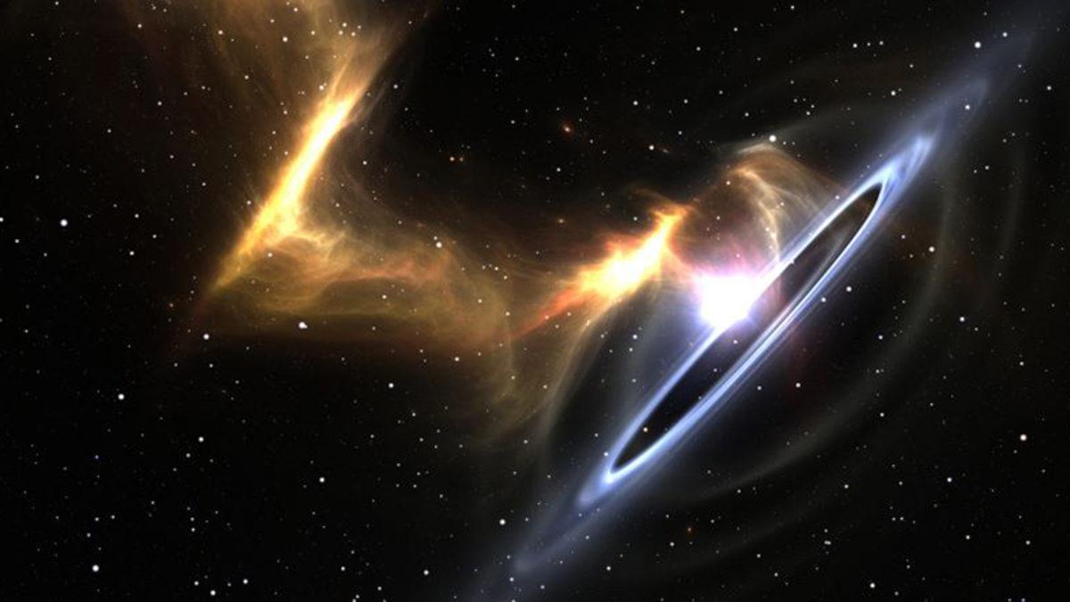 Bilim İnsanları Çılgınca Ziyafet Çeken İki Kara Delik Tespit Etti