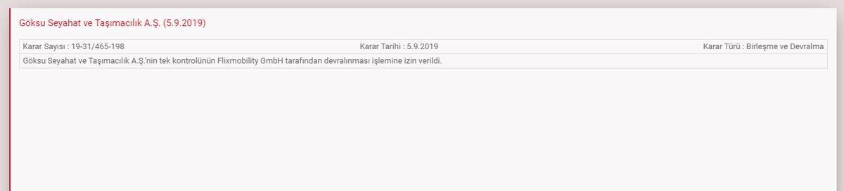 Rekabet Kurumu, Otobüs Firması Kamil Koç’un Devrini Resmen Onayladı