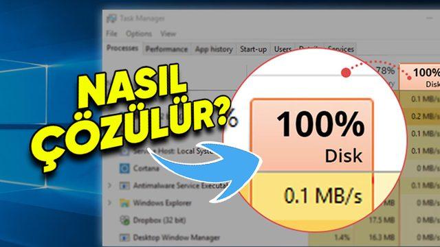 Adım Adım Anlatıyoruz: Windows "Disk Kullanımı %100" Sorunu Nasıl Çözülür?