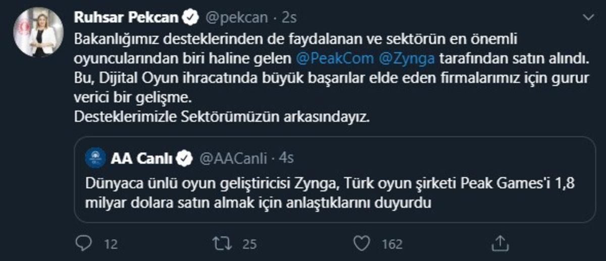 Peak Games’in Rekor Satışıyla İlgili 3 Bakandan Resmi Açıklama Geldi