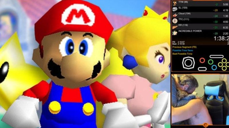 Bir Twitch Yayıncısı, Super Mario 64 Oyununda Dünya Rekoru Kırdı