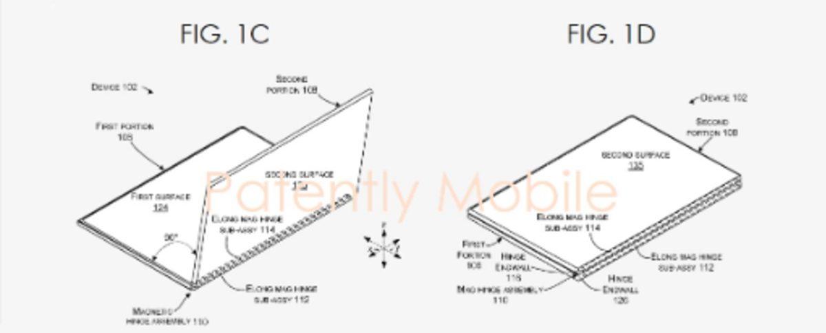 Microsoft’un Gelecekteki Çift Ekranlı Cihazlarının Yapısını Gösteren Patent Başvurusu