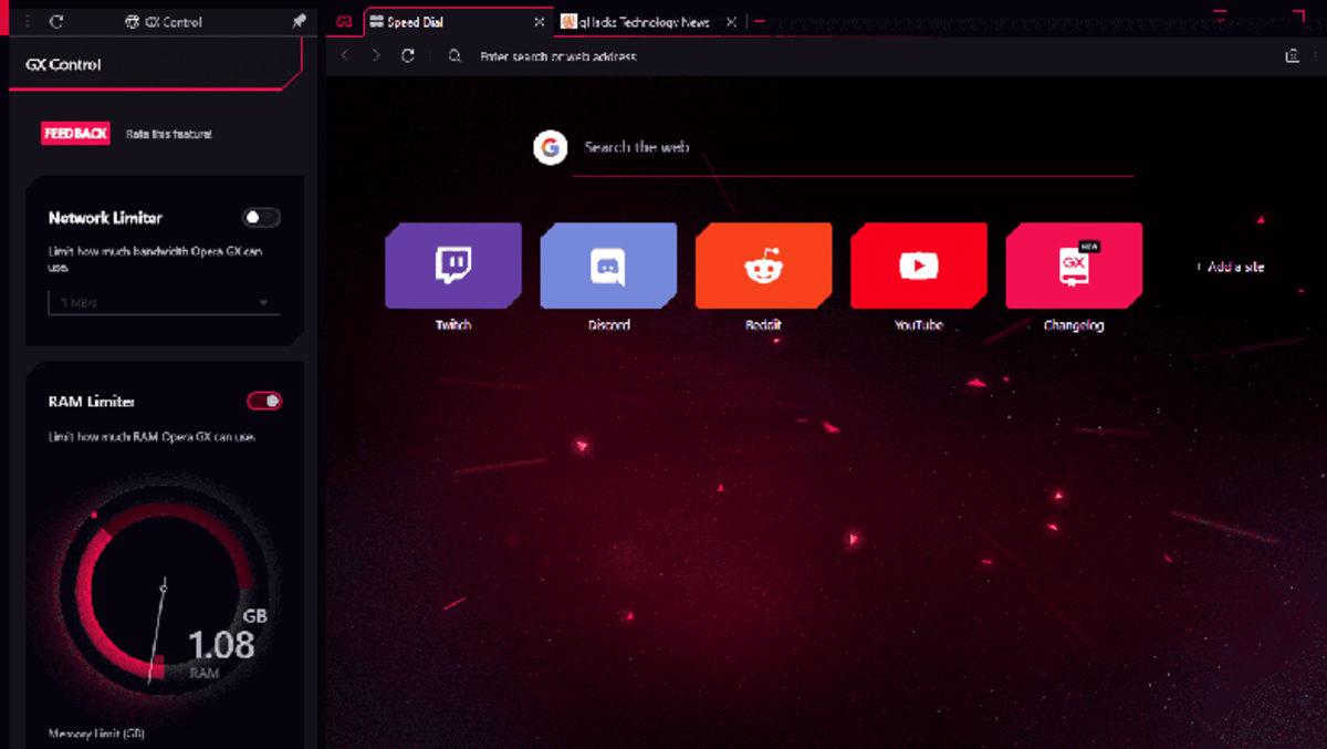 Oyuncu Tarayıcısı Opera GX’in Kullanacağı Bant Genişliği Belirlenebilecek