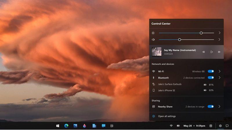 Microsoft Mühendislerini İşinden Edecek Windows 10 Kontrol Merkezi Konsepti
