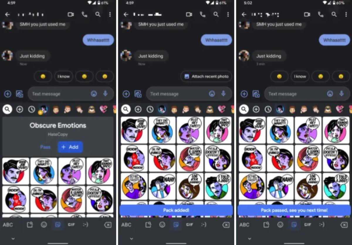 Google’ın Mesajlar Uygulamasına ’Önerilen Çıkartmalar’ Özelliği Geliyor