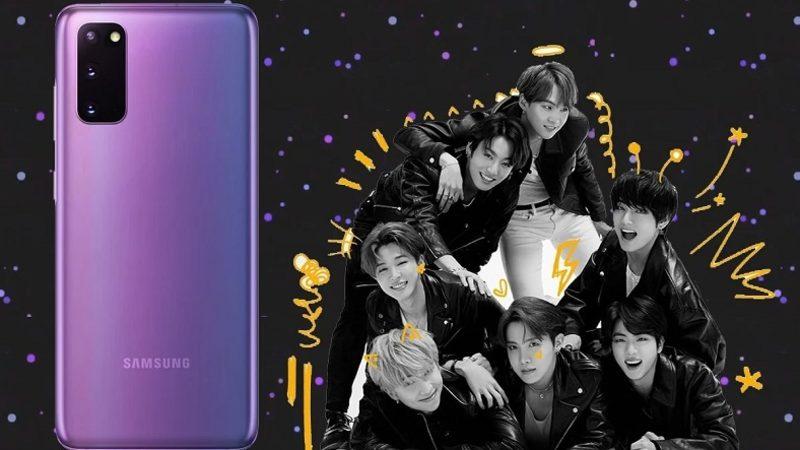 Samsung Galaxy S20+’ın Mor Renkli Sınırlı Üretim BTS Versiyonu Geliyor