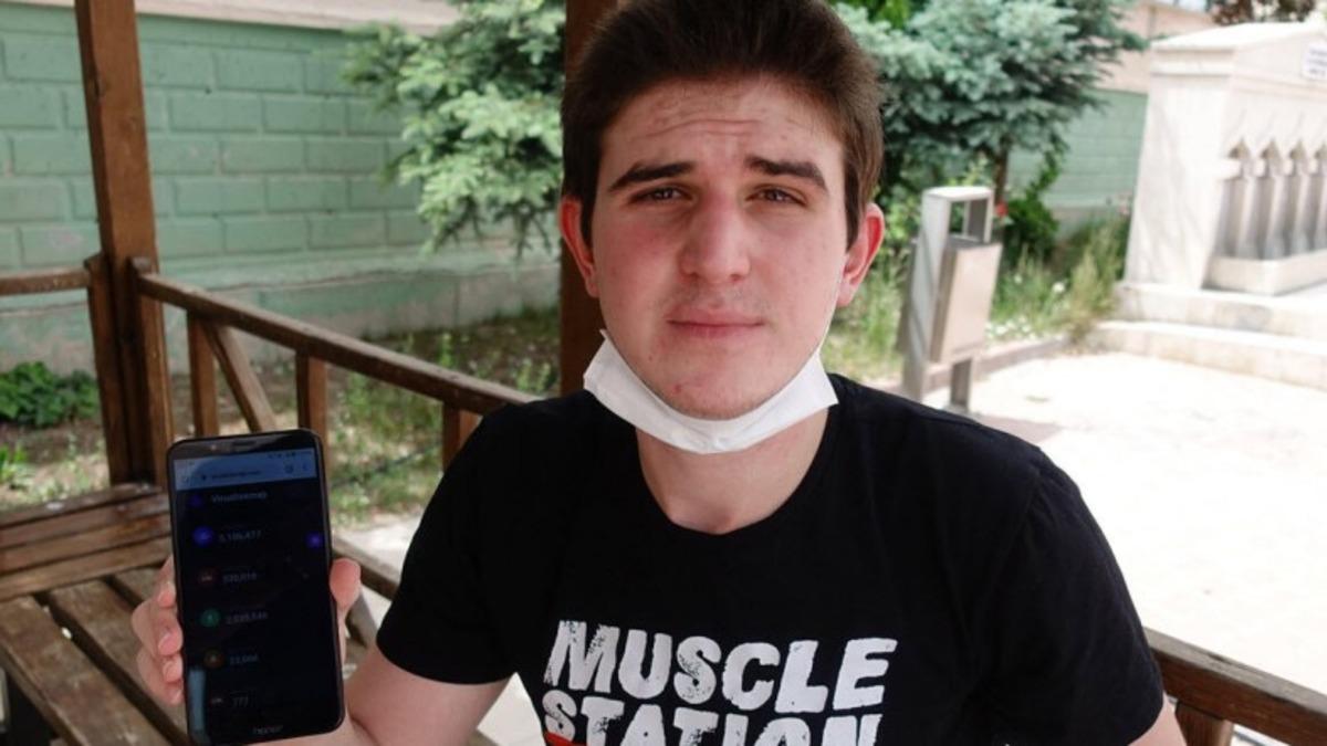 Konyalı Lise Öğrencisinin Kurduğu COVID-19 Sitesine Dünya Genelinde Büyük İlgi