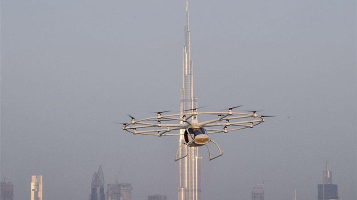 Volocopter, Uçan Taksisinin Avrupa’daki İlk Demo Şehir Uçuşunu Yaptı