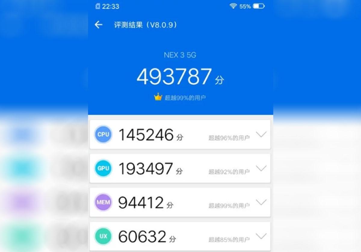 Vivo NEX 3 5G’nin ’Yok Artık’ Dedirtecek AnTuTu Puanı