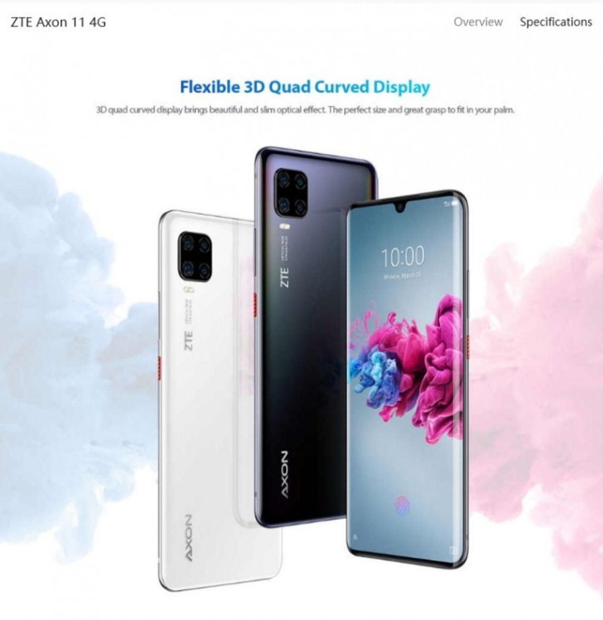 ZTE, Axon 11 5G’nin 4G Versiyonunu Sessiz Sedasız Duyurdu