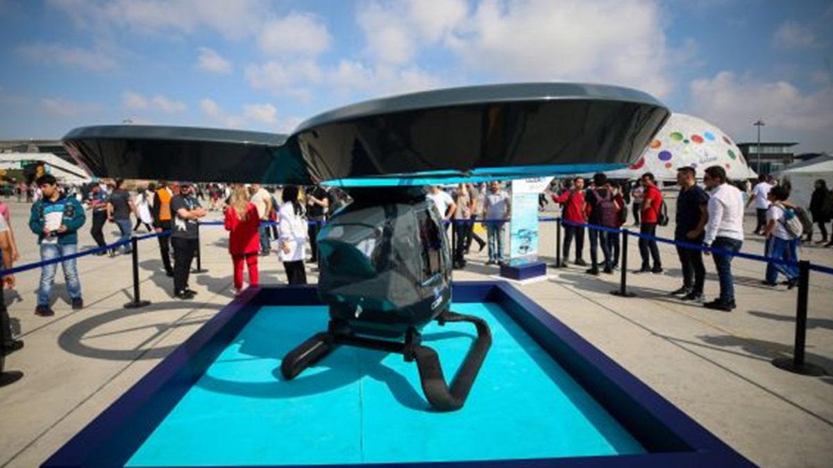 İlk Yerli Uçan Araba ’Cezeri’ Teknofest’te Sergilendi