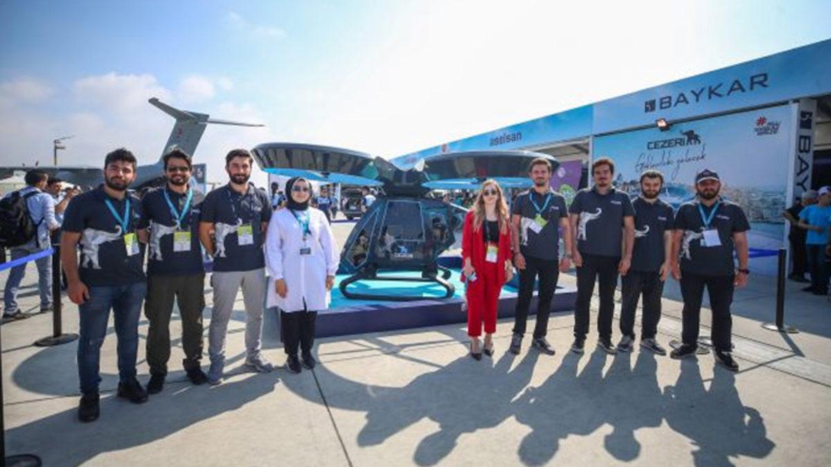 İlk Yerli Uçan Araba ’Cezeri’ Teknofest’te Sergilendi