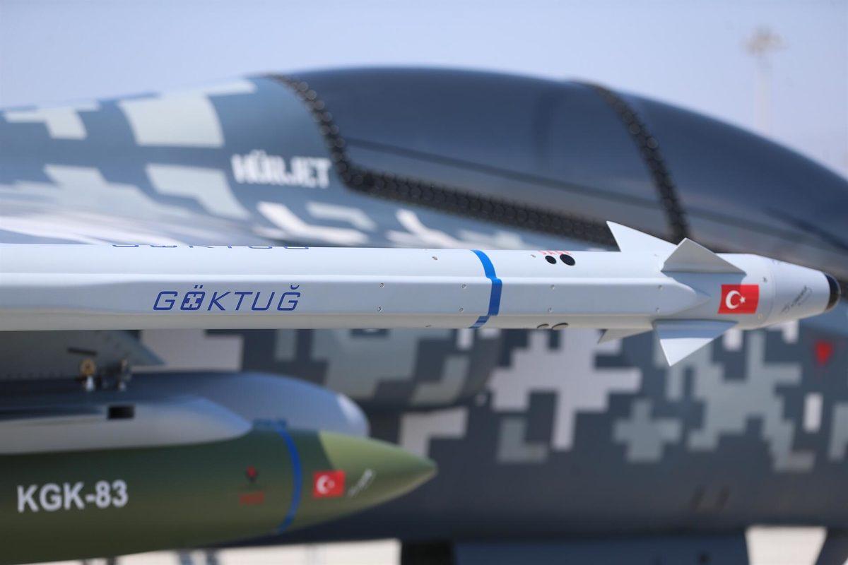 Türkiye’nin İlk Hava-Hava Füzesi Göktuğ, TEKNOFEST’te Göründü