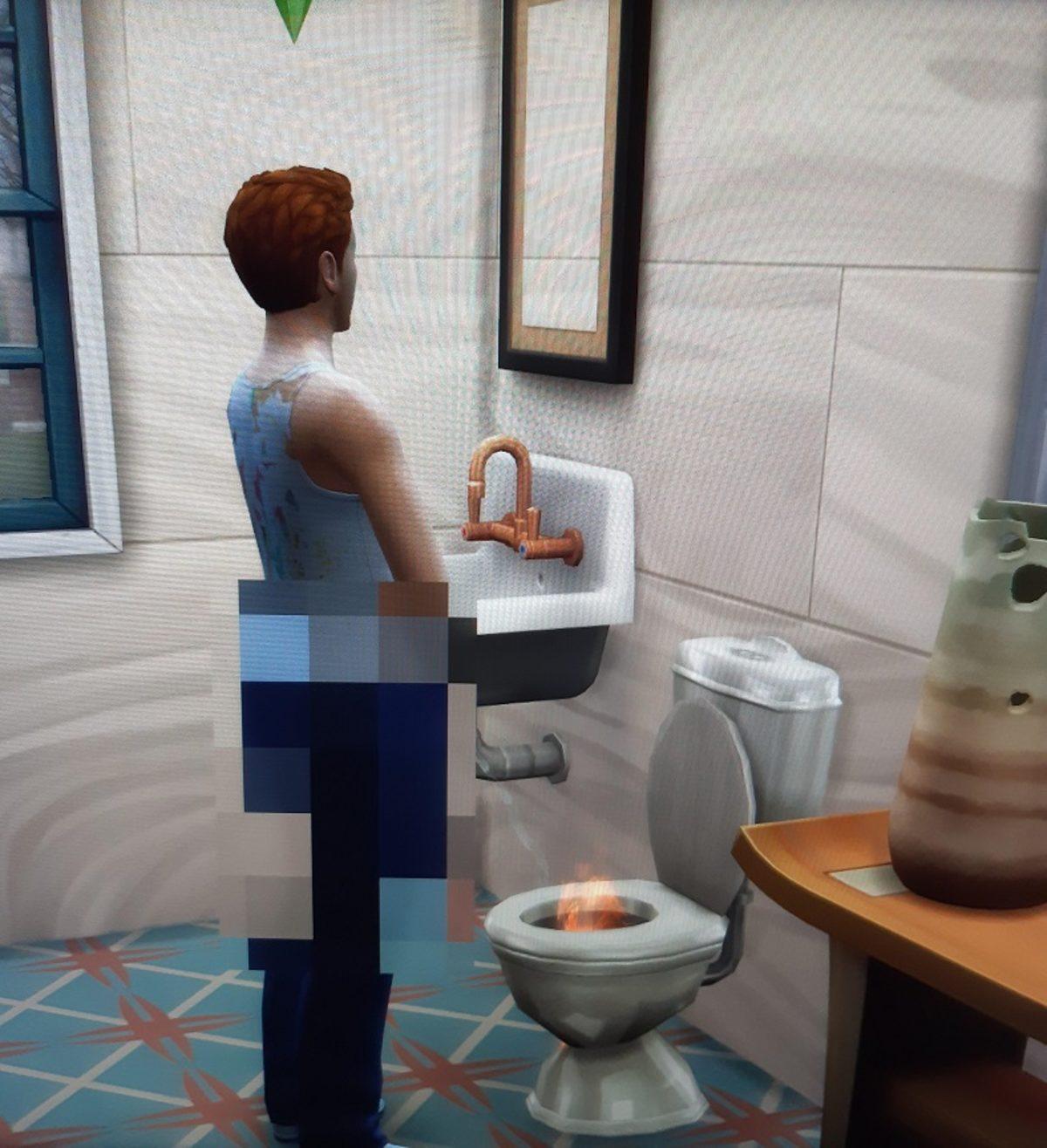 The Sims 4’te Karakterlerin Tuvalette Yangın Çıkarmasına Neden Olan Bir Hata Keşfedildi