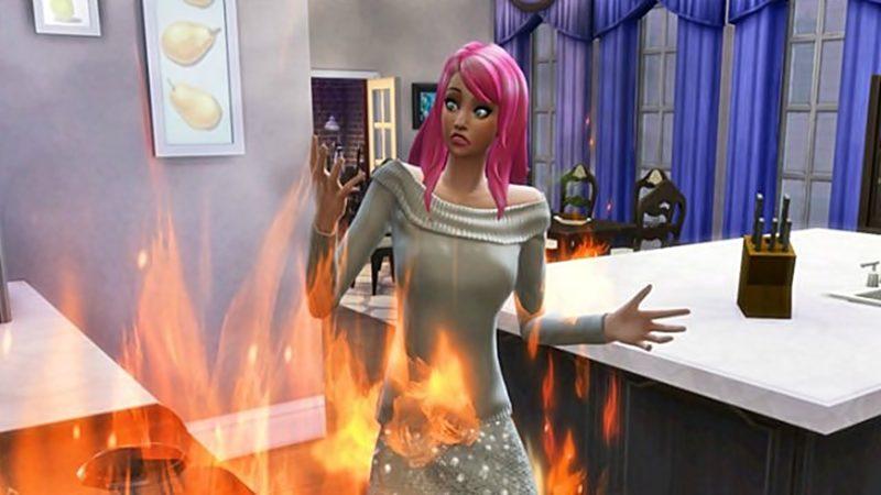 The Sims 4’te Karakterlerin Tuvalette Yangın Çıkarmasına Neden Olan Bir Hata Keşfedildi