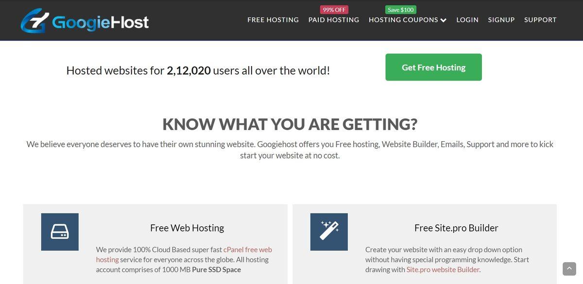 Ücretsiz Hosting Veren 10 Site