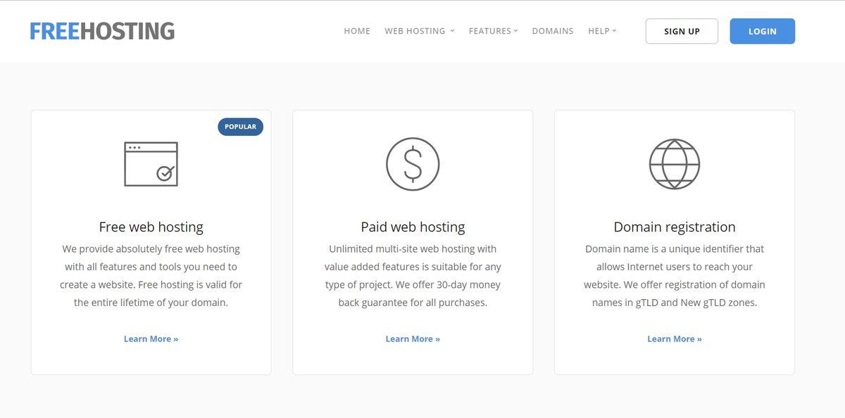 Ücretsiz Hosting Veren 10 Site