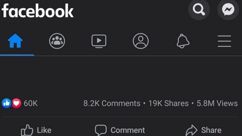 Facebook’un Android Uygulamasına Karanlık Mod ve Koronavirüs Takibi Geliyor