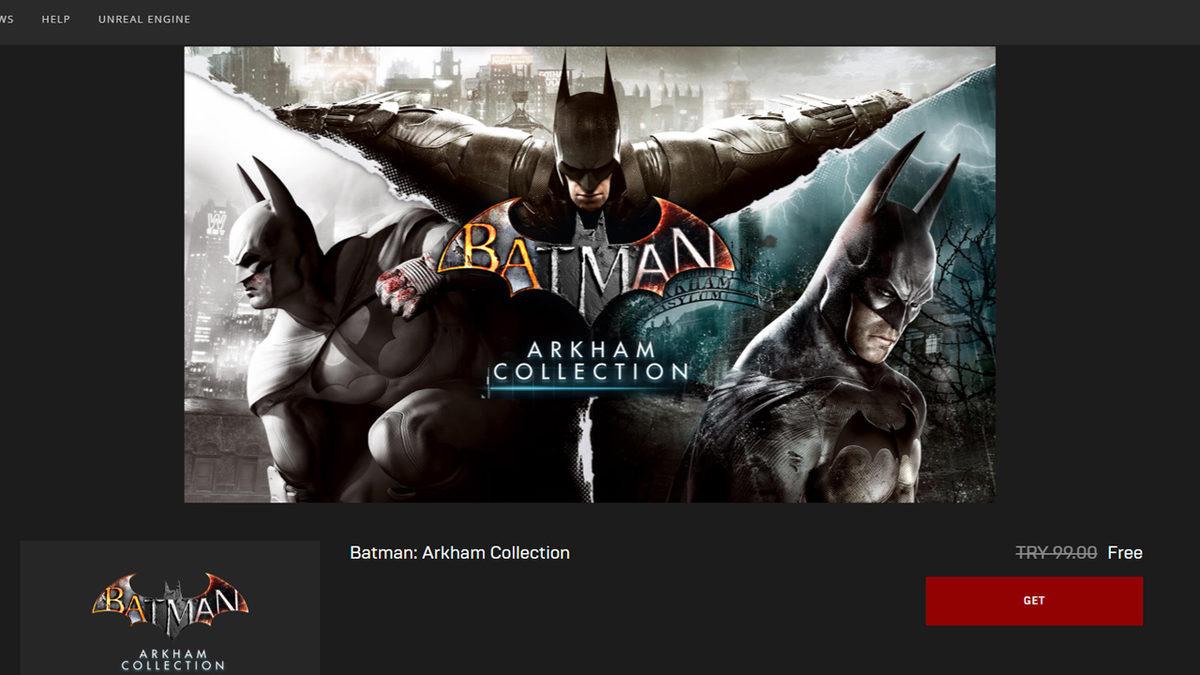 Epic Games, Toplam Fiyatı 198 TL Olan 6 Batman Oyununu Tamamen Ücretsiz Yaptı