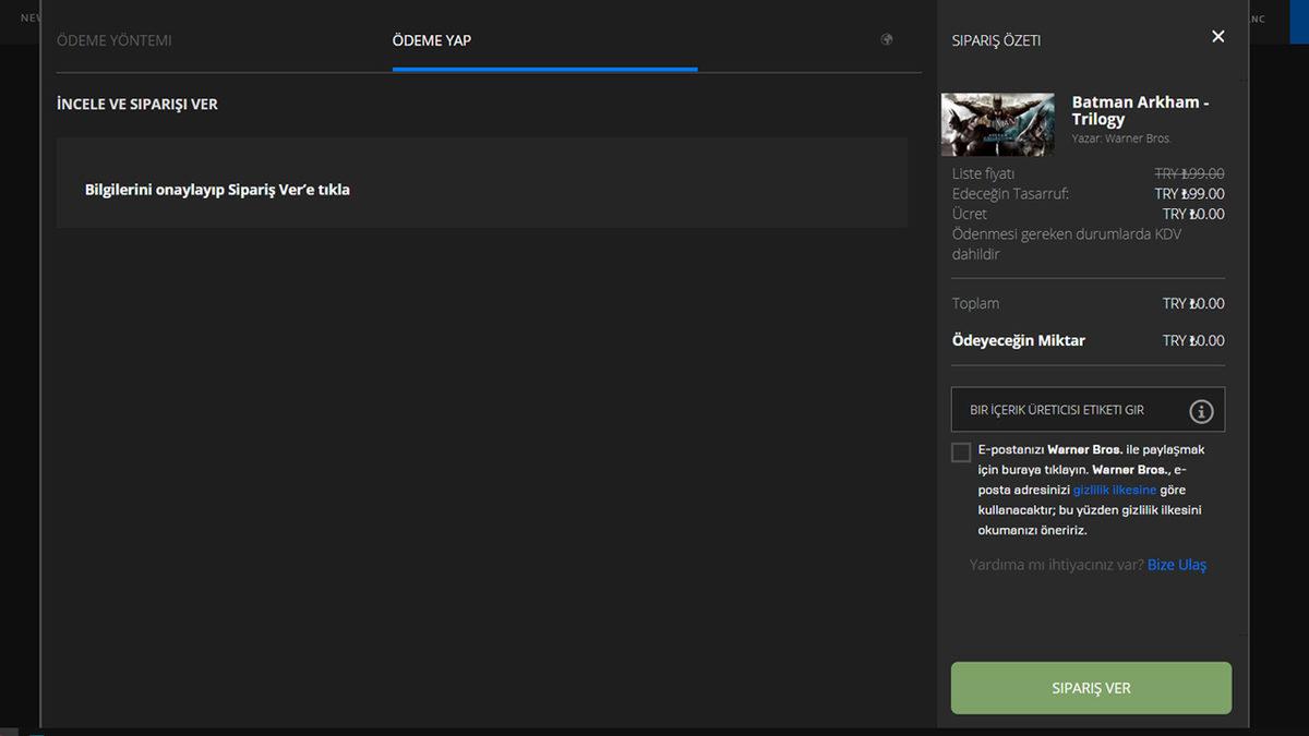 Epic Games, Toplam Fiyatı 198 TL Olan 6 Batman Oyununu Tamamen Ücretsiz Yaptı