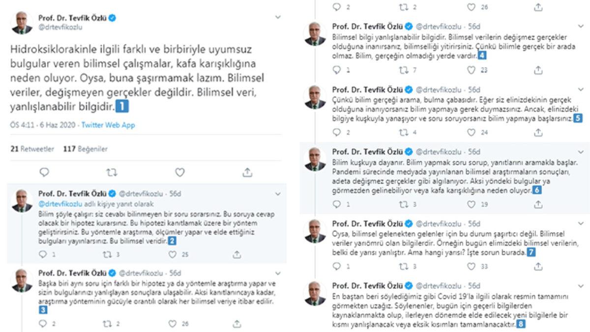 Bilim Kurulu Üyesinden Koronavirüs Tedavisinde Kullanılan ’Hidroksiklorokin’ Açıklaması