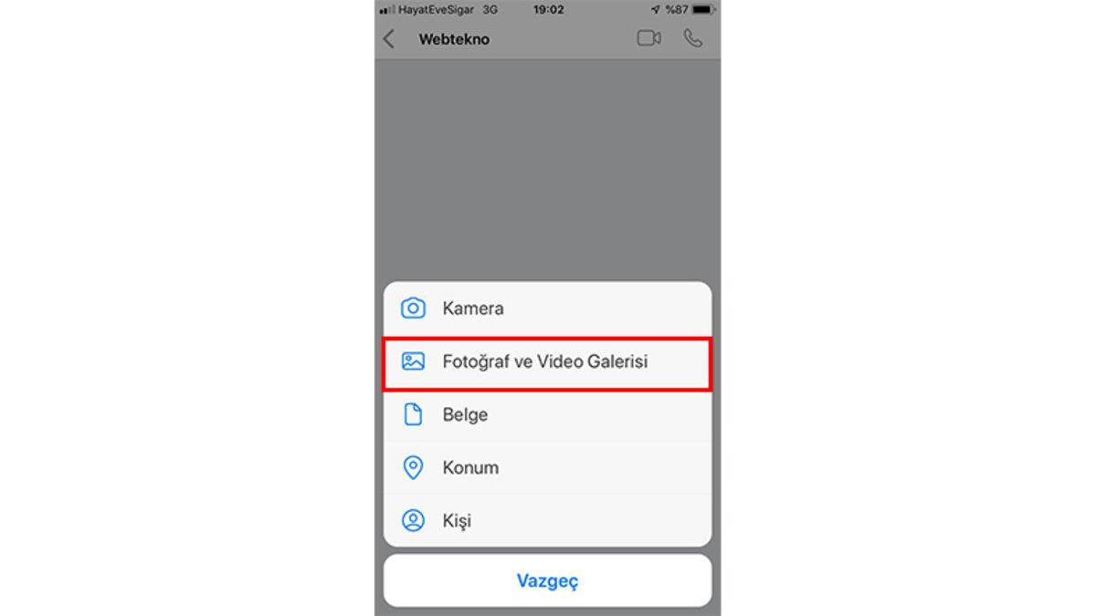 WhatsApp’ta GIF Nasıl Gönderilir?