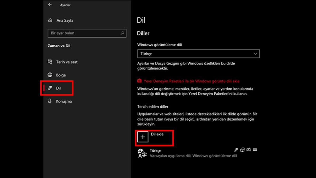 Windows 10 Nasıl Türkçe Yapılır? Windows 10 Türkçe Ayarları