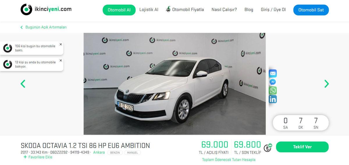 Arabam.com ve Sahibinden Gibi En Uygun 6 İkinci El Araba Satış Sitesi