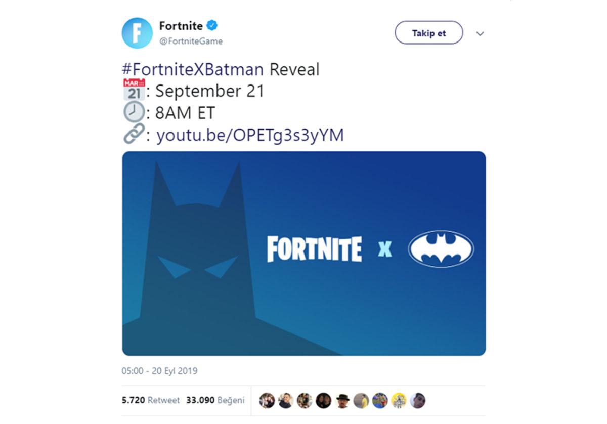 Epic, Fortnite’a Batman Gününe Özel Bir Etkinlik Getiriyor