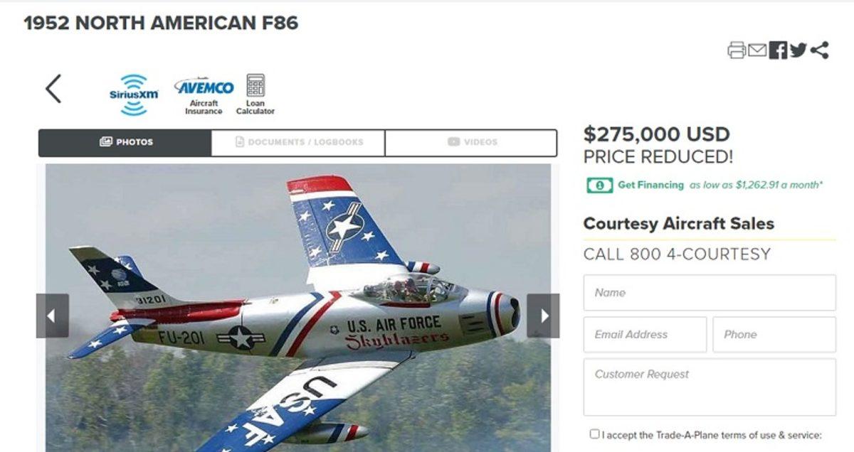 Savaş Uçakları İnternette Satışa Çıkarıldı: 1980 Üretimi F16 ve Daha Fazlası