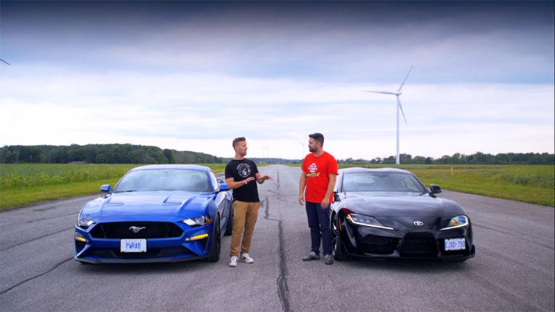 2020 Toyota Supra ve Ford Mustang GT Arasındaki Nefes Kesen Drag Yarışı (Video)
